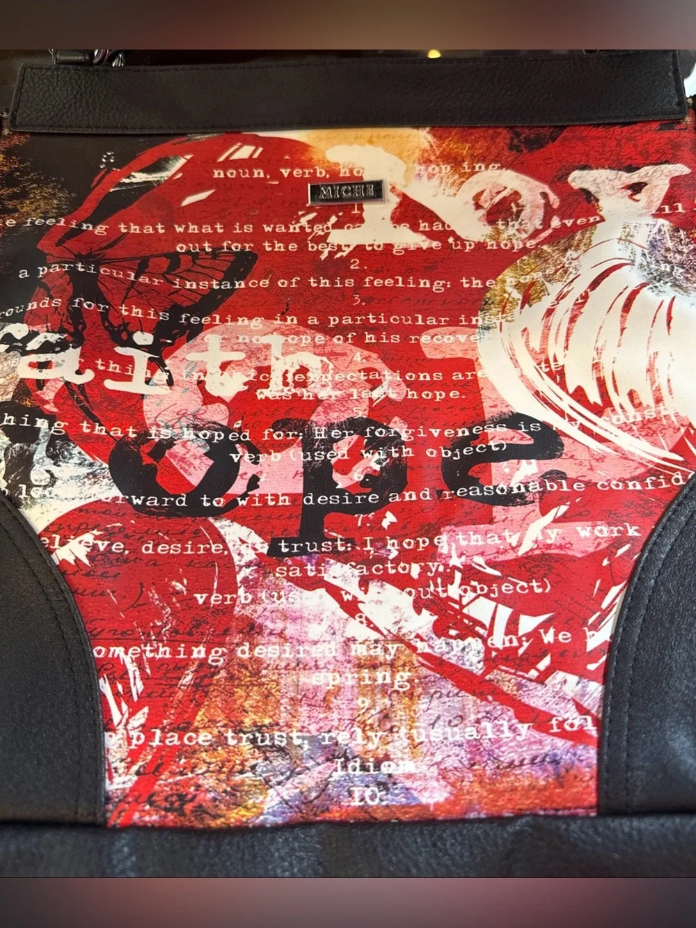 Miche Classic Hope Faith Large Purse Magnetic Closure EUC Designer Versatile